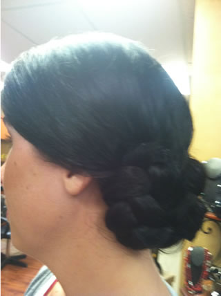 Braided UpDo - Side View