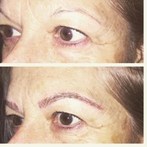 Before & after microblading by Nicole