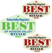 Three years Hudson Valley Magazine's BEST 